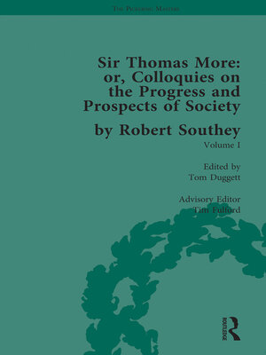cover image of Sir Thomas More V1